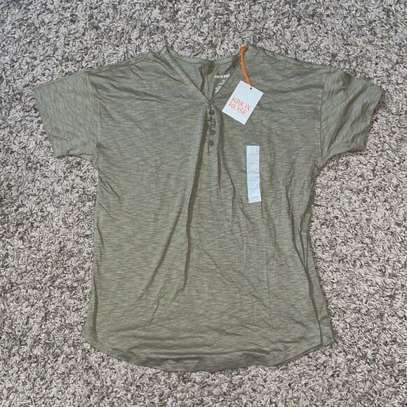 Knox Rose Essential Henley Tunic Tee - Picture 4 of 6